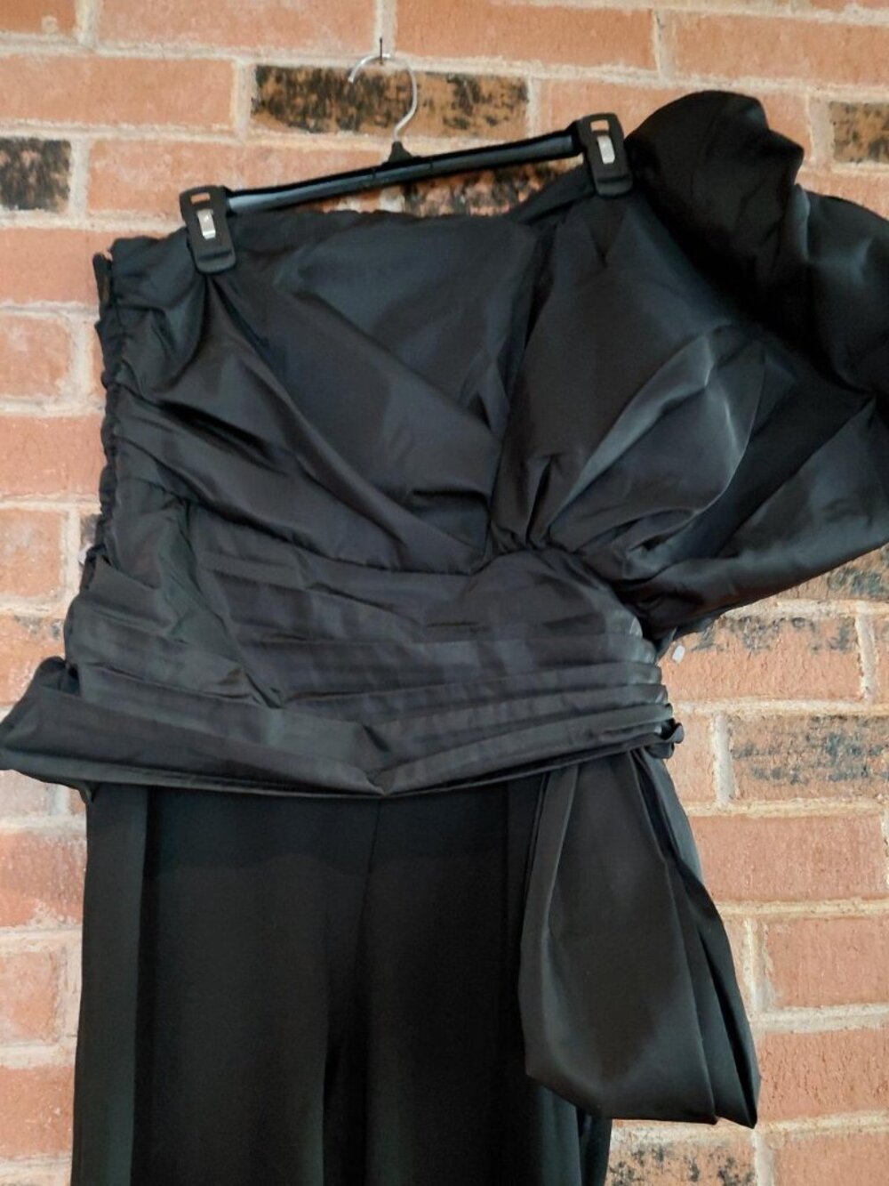 NWT BCBG MAXAZARIA Black Bow Jumpsuit - Picture 4 of 6